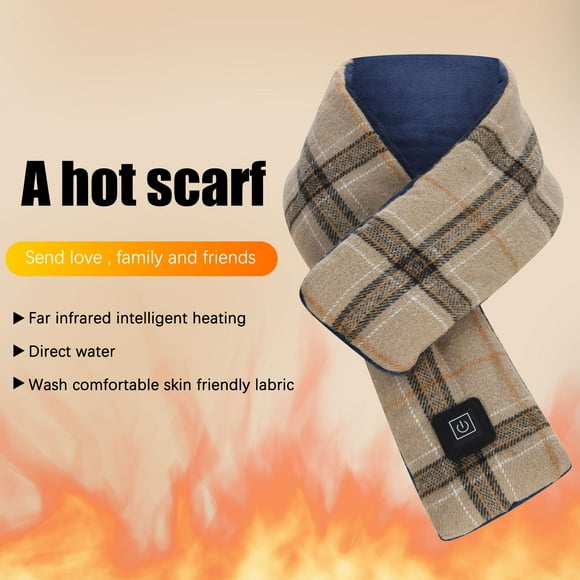 Womens' Hearting Warming Scarf FashionableMen's And Women's New Graphene Heating Scarves USB Charging Three Gear Heating Scarf Winter Warmth Neck Protection Scarf