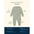 thumbnail image 3 of Modern Moments by Gerber Baby Neutral Super Soft Viscose Long Sleeve Coverall, Sizes Newborn - 12 Months, 3 of 11