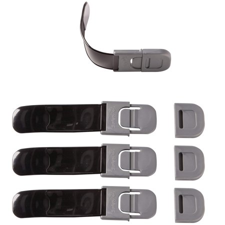 Safety 1st SS Multi-Purpose Appliance Lock, 4PK, One Size, Silver