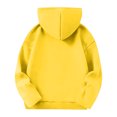 thumbnail image 3 of Kids' Hoodie Kangaroo Pocket Long Sleeve Casual Pullover Basic Comfortable Classic Solid Color Fall Top, 3 of 5