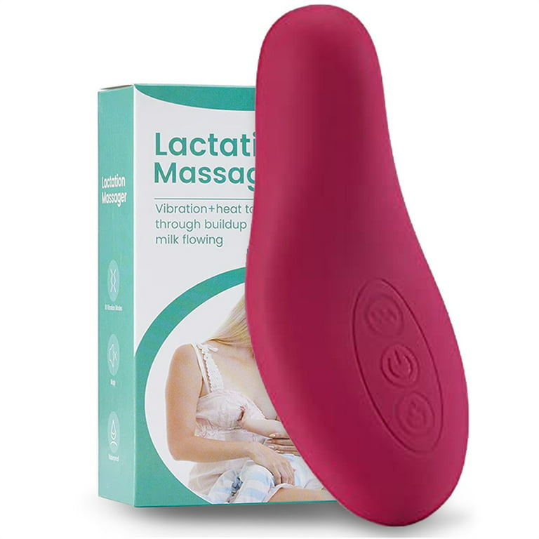 Lactation Massager for Breastfeeding, Nursing, Pumping, Support for Clogged  Ducts, Mastitis, Engorgement-Purple