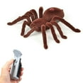 thumbnail image 1 of Divertido, espeluznante, suave, aterrador, araña de peluche, Control remoto por infrarrojos, tarántula, juguete de regalo para niños, 1 of 8