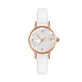 thumbnail image 1 of Reloj unisex de diseño clásico analógico de cuarzo con esfera redonda y estilo moderno y blanco para muñeca, 1 of 4