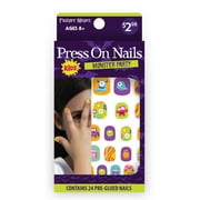 Fright Night Monster Party Nails, 24 Nails