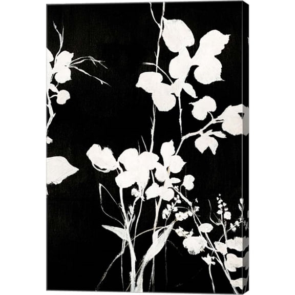 Great Art Now Silhouette Leaves 1 by Design Fabrikken, Canvas Wall Art, 18.5W x 28H