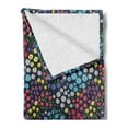 thumbnail image 2 of Garden Art Soft Flannel Fleece Throw Blanket, Field in Full Blossom Various Different Flowers and Herbs Spring Day Fantasy, Cozy Plush for Indoor and Outdoor Use, 70" x 90", Multicolor, by Ambesonne, 2 of 5