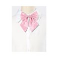 thumbnail image 5 of INSPIRE CHIC Women's Adjustable Solid Color Pre-tied Bowknot Uniform Bow Tie Pink, 5 of 5