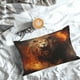 thumbnail image 5 of Balery Cool Fire Lion Funda de Cojín Estampada, Regalos para Mujeres, Regalos de Amor para Ella, Regalos para Novia o Esposa, Funda de Almohada-14"x20", 5 of 6