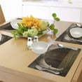 thumbnail image 4 of Ambesonne Gothic Place Mats Set of 4, Retro Arch in Garden, Standard Size, Green Beige, 4 of 6