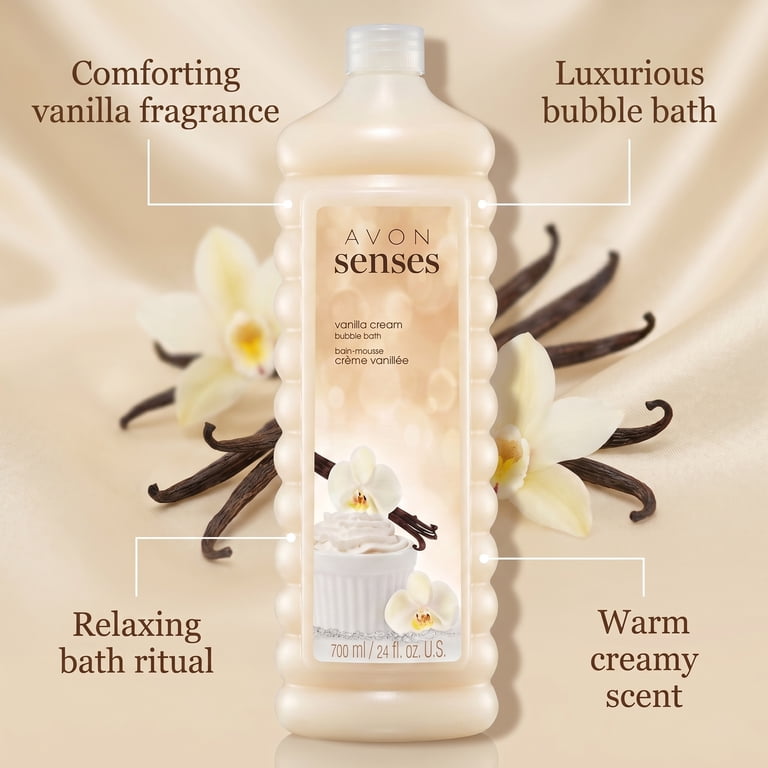 Avon Senses Vanilla Cream Foaming Bubble Bath, 24 oz photo 7