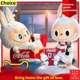 thumbnail image 4 of Labubu coca cola pop mart Coca Cola plush Series Blind Box Vinyl Face Doll Action Figure Keychain Pendant Toys Decoration Gift, 4 of 5