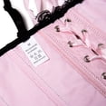 thumbnail image 4 of Grebrafan Corset Top Women Padded Push up Bridal Bustier Pink L, 4 of 5