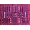 thumbnail image 1 of Ahgly Company Indoor Rectangle Abstract Purple Contemporary Area Rugs, 5' x 7', 1 of 4
