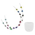 thumbnail image 1 of yuksok 2 Pieces Temporary Tooth Decoration Fashion Brace for Demonstration Teaching Colorful, 1 of 9