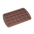 thumbnail image 1 of Molde de silicona para cubos de brownie de tamaño mordido, 24 cavidades, utilizado para hacer bandejas de silicona para bloques de hielo para dulces, trufas de chocolate y moldes para bloque, 1 of 5