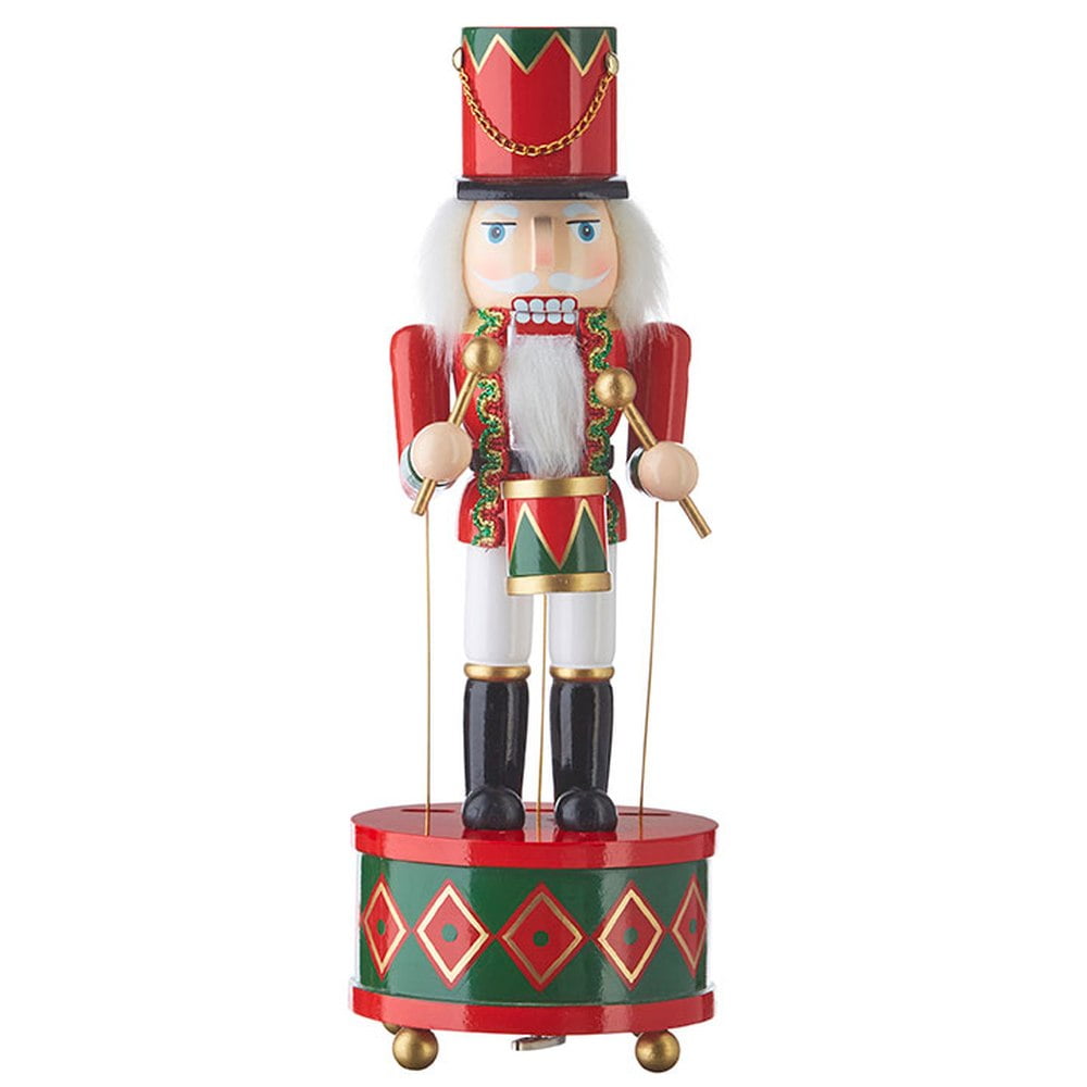 Raz Imports Nutcracker Traditions 11.5" Animated Drummer Nutcracker