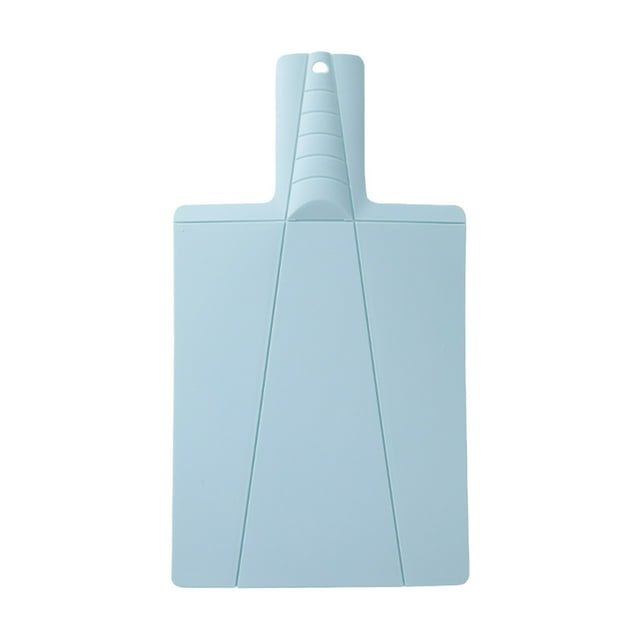 Light Blue Wheat Straw Cutting Board With Garlic Grinder Non-Slip Surface Kitchen Chopping Board For Fruits Vegetables
