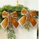 thumbnail image 5 of Christmas Wreath Bow Pre Tied Bow For Christmas Tree Garland And Outdoor Decoration Door Decoration Swag Wreath Garland Fall Winter Boxing Day, 5 of 6