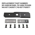 thumbnail image 1 of qifei 781-0490 742-0571 Kit Déchiqueteuse/râpeuse - Compatible avec, 1 of 10