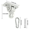 thumbnail image 2 of Gintenco Heavy Duty Swing Hooks 304 Stainless Steel 180°Swing for Playground, Hammock, Porch Bear Over 2500 lb, 2 of 7