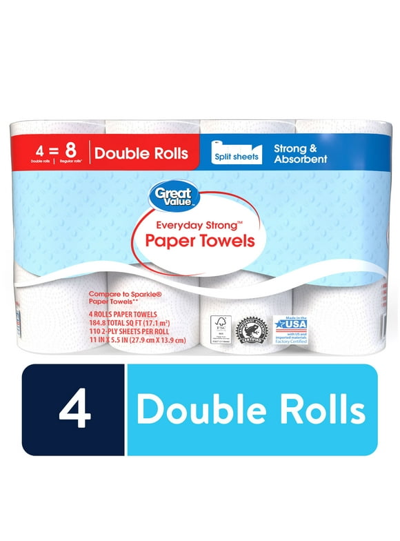 Great Value Paper Towels in Paper Towels