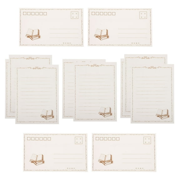OFFIGAM Vintage Style Letter Writing Paper 2 Sets White Smooth Sheets for Letters Notes and Correspondence