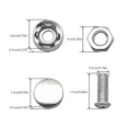 thumbnail image 4 of Stainless Steel Anti Theft License Plate Screws Kit, 4 of 5