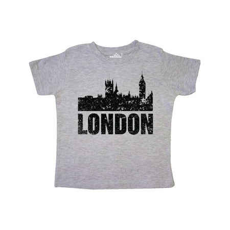 

Inktastic London England City Skyline with Grunge Gift Toddler Boy or Toddler Girl T-Shirt