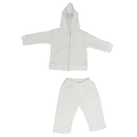 

Interlock Sweat Pants & Hoodie Set White - Medium