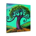 thumbnail image 2 of Elm Beneath Starry Sky - Canvas, 2 of 10