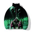 thumbnail image 4 of Ropa informal de algodón de invierno para hombre, chaqueta holgada, ropa de algodón con estampado de guerreros fantasmas y monstruos góticos, ropa urbana Harajuku, 4 of 5
