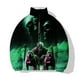 thumbnail image 3 of Ropa informal de algodón de invierno para hombre, chaqueta holgada, ropa de algodón con estampado de guerreros fantasmas y monstruos góticos, ropa urbana Harajuku, 3 of 4