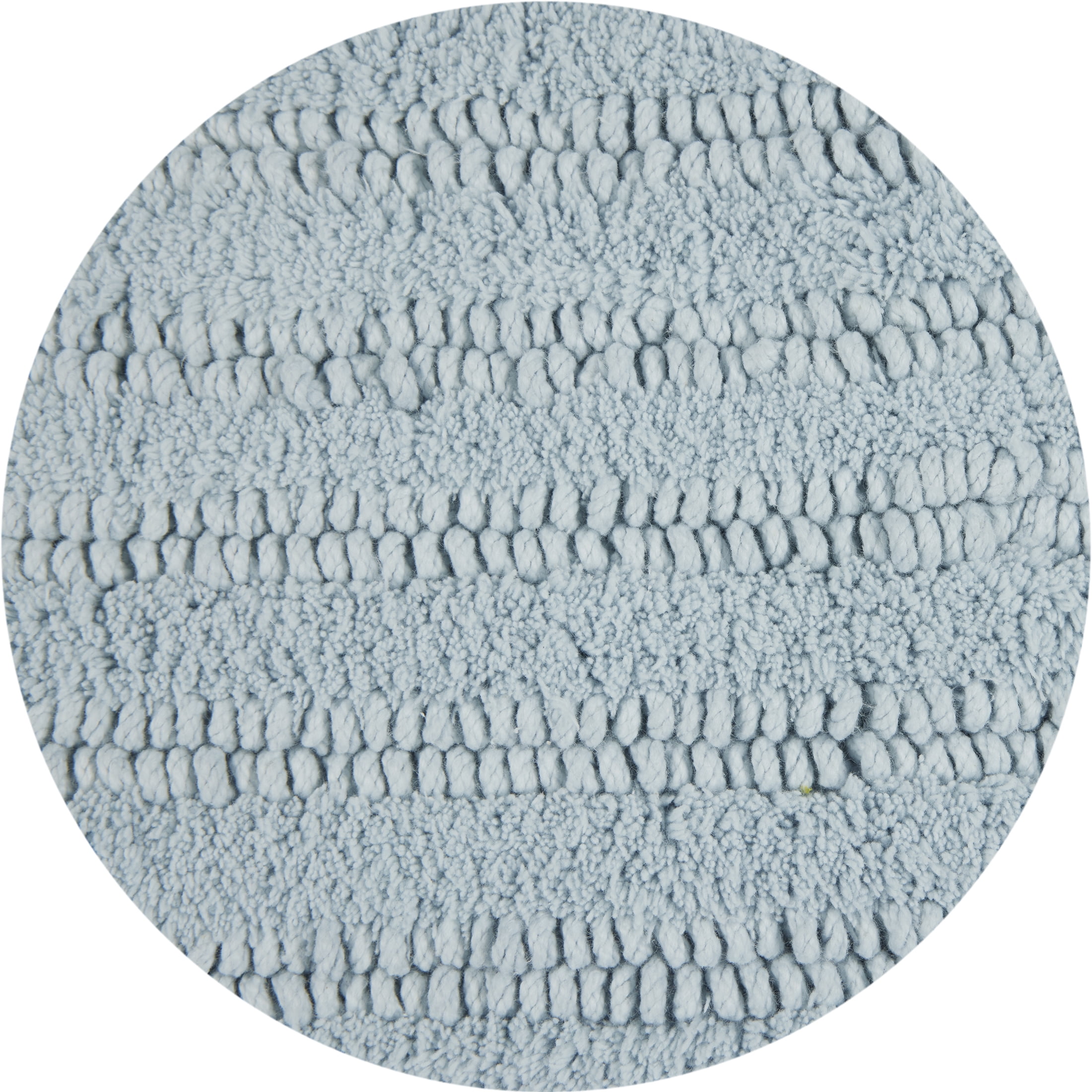 Beautiful Oval Cotton Bath Rug by Drew Barrymore, Winter Sky, 20" x 34"