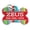Red Stripes, variant on Personalized Pet Tag, Stripes Female