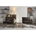 thumbnail image 4 of 2 Sets 1 Case, Upholstered hanging armchair with arm pocket metal frame, crushed foam cushions and skin-friendly braid for living room and bedroom., 4 of 14