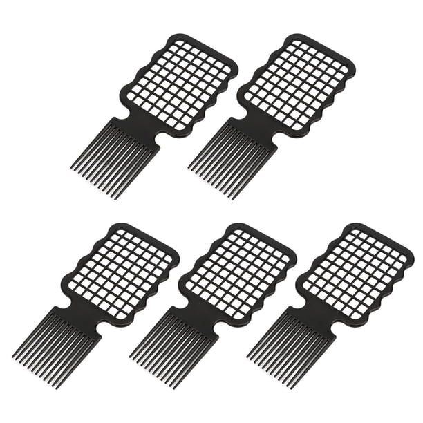 Peines Para Rizar, Peines Para Pelo Rizado, Peine Brillante, Forma De Rejilla, 5 Piezas, ABS Ergonómico Y Ligero Para Rastas