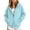 Sky Blue, variant on Hoodies for Teen Girls Zip Up Cute Hoodies Fall Jacket OverSized Casual Sweatshirts with Pocket (APink,5-6 Years)