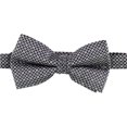 thumbnail image 1 of Etiquetas Weekly Mens Textured Check Pajarita autoatada, Negro, Talla única, 1 of 1
