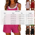 thumbnail image 3 of Womens Overalls Plus Size Fashion Lightweight Knot Strap Jumpsuits Loose Fit Casual Shorts Romper with Pockets, 3 of 7