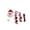 A, variant on Snowman Crochet Christmas Tree Kit, Holiday DIY Craft Set for Handmade Festive Decor, Creative Crochet Project for Home Tabletop and Shelf Display, Cozy Winter Ornament Making, Style D