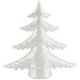 thumbnail image 5 of Shiny Speckled Christmas Tree Tabletop Decoration - 10" - White, 5 of 7