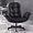 Black, variant on TMV PU Leather Office Chair Criss Cross Chair,Vanity Chair with Armrests & Wheels for Cross-Legged,Adjustable Swivel Desk Chair Wide Rolling Chair for Adults,Brown