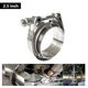 thumbnail image 1 of 2"/2.25"/2.5"/2.75"/3"/3.25" Stainless Steel V Band Clamp Exhaust Pipe Clamp Flat Flange Fitting~15779, 1 of 1