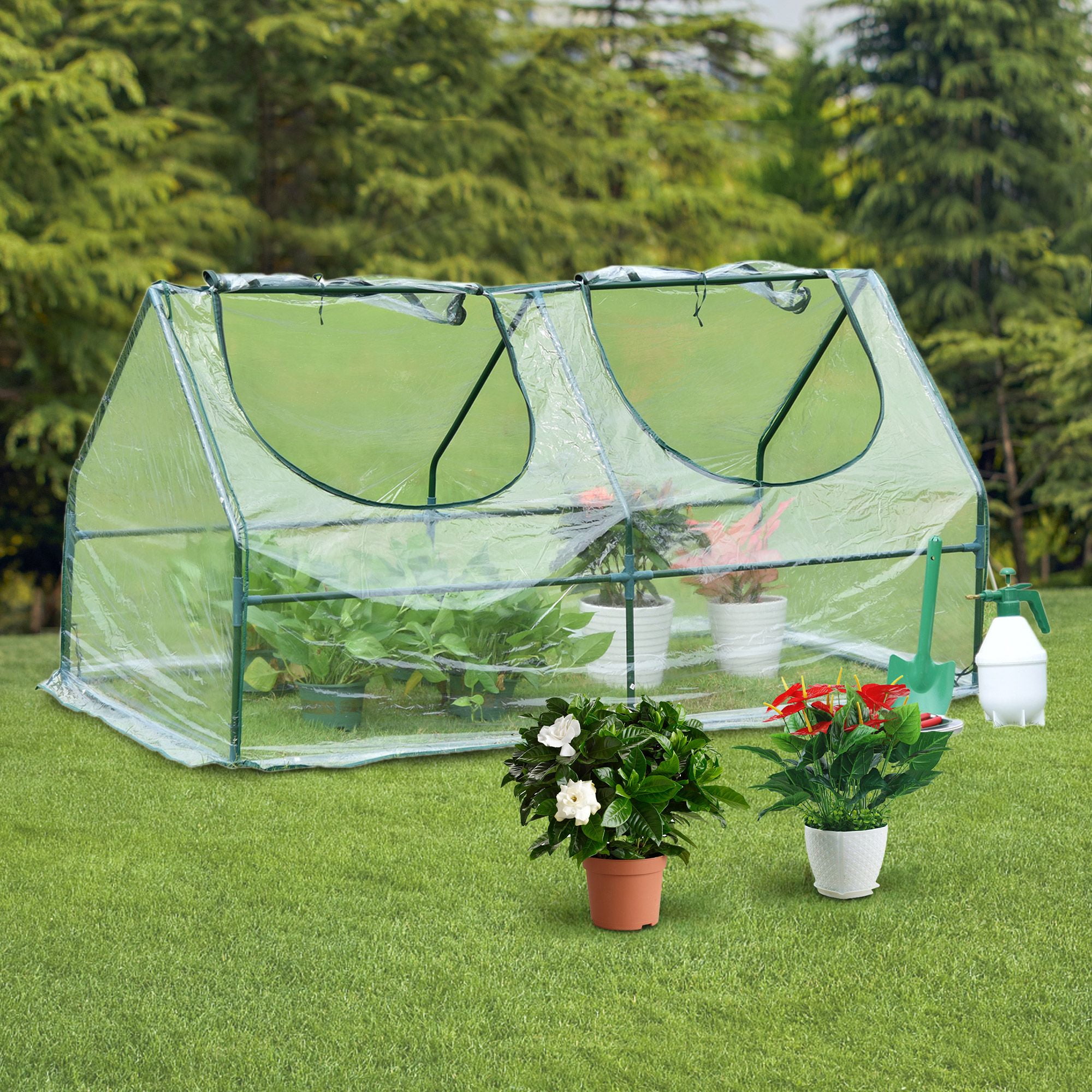 Garden Plant Clear Grow Greenhouse Tent Insect Large Outdoor Pest Nursery Humid 