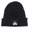 thumbnail image 1 of Sanrio-gorro de punto de felpa Kawaii Kuromi Cinnamoroll, Hello Kitty Stuff, Hello Kitty Y2k, lindo gorro de punto cálido para niña, regalo de invierno, nuevo, 1 of 4