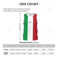 thumbnail image 6 of Italy Flag Men Basketball Sports Jersey Running Fitness Multifunction Sleeveless tshirt Exclusive Custom Name Nunber, 6 of 9