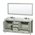 thumbnail image 3 of Wyndham Collection WCS141472DLGCMUNOM70 Sheffield 72" Free Standing Double Basin Vanity, 3 of 6