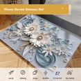 thumbnail image 6 of Neoyler Diatomite Bath Mat Front Door Mat Welcome Mat Quick Drying Non Slip Absorbent Soft Microfiber Top TPR Backing Machine Washable Multipurpose for Bathroom Entryway Multicolor 23.6in, 6 of 6
