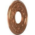 thumbnail image 2 of Ekena Millwork 10"OD x 3 1/2"ID x 3/4"P Baltimore Thermoformed PVC Ceiling Medallion (Fits Canopies up to 4 1/4"), Bright Coat Rose Gold, 2 of 10