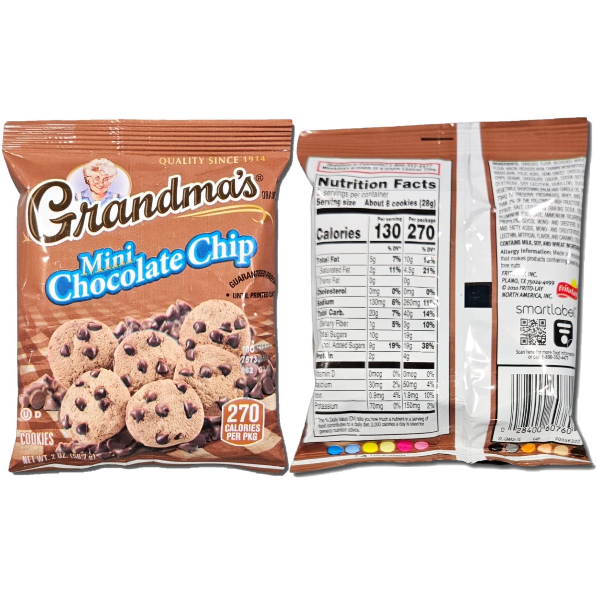 Grandma Chocolate & Vanilla Snack Variety Pack - Pack of 24 Chocolate Chip, Brownie Chip and Mini Chocolate & Vanilla Sandwich Creams